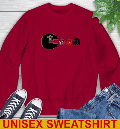 New Orleans Saints NFL Football Pac Man Champion Sweatshirt 7