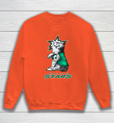 NHL My Cat Loves Dallas Stars Hockey Sweatshirt 3