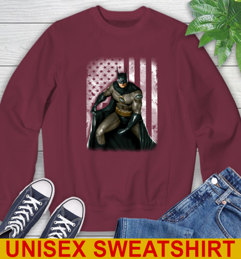 New York Jets NFL Football Batman DC American Flag Shirt Sweatshirt 6
