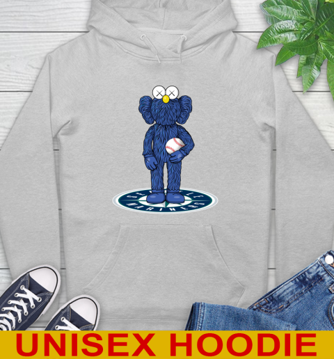 MLB Baseball Seattle Mariners Kaws Bff Blue Figure Shirt Hoodie 7 MLB Baseball Seattle Mariners Kaws Bff Blue Figure Shirt Hoodie - Image 7