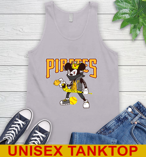Pittsburgh Pirates MLB Baseball Mickey Peace Sign Sports Tank Top 4