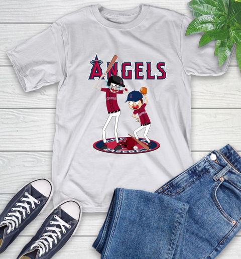 MLB Los Angeles Angels Rick And Morty Baseball 12