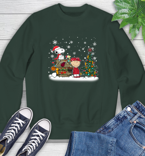Miami Heat NBA Basketball Christmas The Peanuts Movie Snoopy Championship Sweatshirt 12