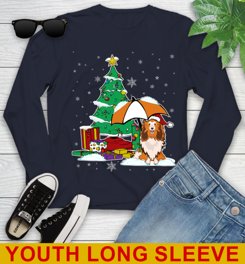 Sheltie Christmas Dog Lovers Shirts 118