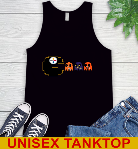 Pittsburgh Steelers NFL Football Pac Man Champion Tank Top 2