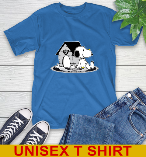 NFL Football Oakland Raiders Snoopy The Peanuts Movie Shirt T-Shirt 9