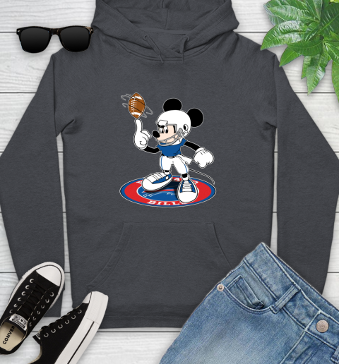 NFL Football Buffalo Bills Cheerful Mickey Disney Shirt Youth Hoodie 8