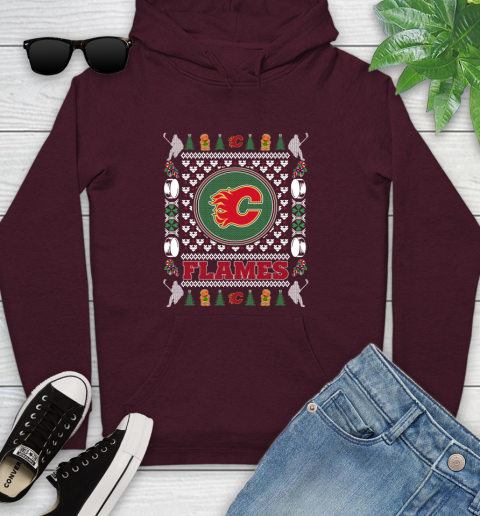 Calgary Flames Merry Christmas NHL Hockey Loyal Fan Ugly Shirt 141
