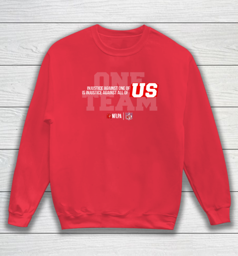 NFL End Racism Print In Front And Back Sweatshirt 7
