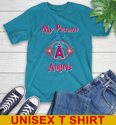 MLB Baseball Harry Potter My Patronus Is A Los Angeles Angels T-Shirt 9