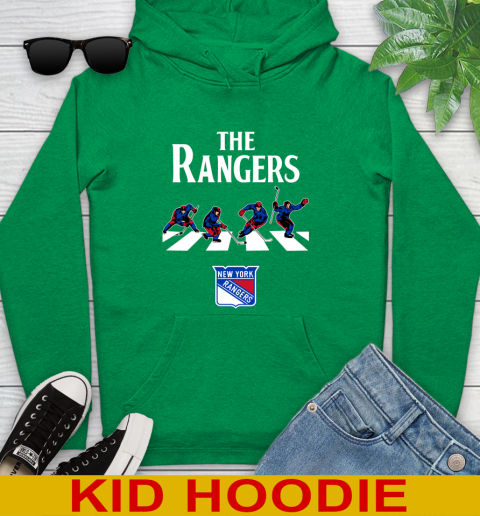 NHL Hockey New York Rangers The Beatles Rock Band Shirt Youth Hoodie 8
