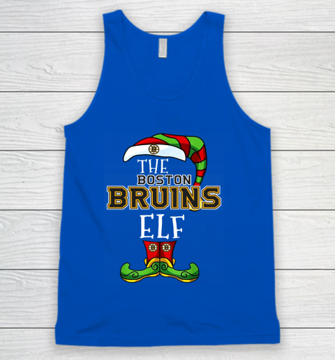 Boston Bruins Christmas ELF Funny NHL Tank Top 4