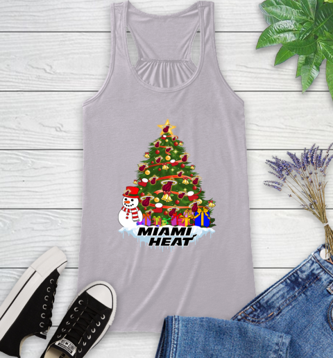 Miami Heat Merry Christmas NBA Basketball Sports Racerback Tank 5