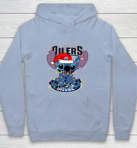 Edmonton Oilers NHL Hockey noel stitch Christmas Youth Hoodie 5