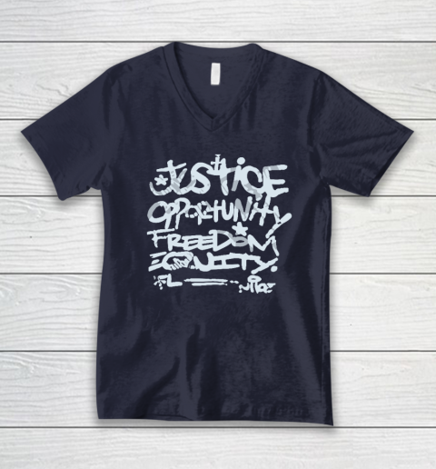 Mike Tomlin Justice V-Neck T-Shirt 2