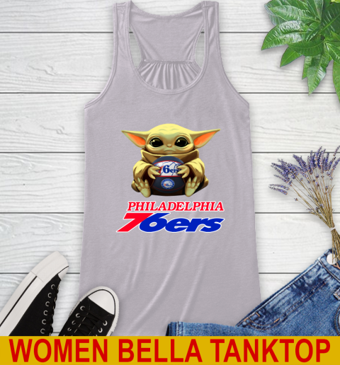 NBA Basketball Philadelphia 76ers Star Wars Baby Yoda Shirt 41