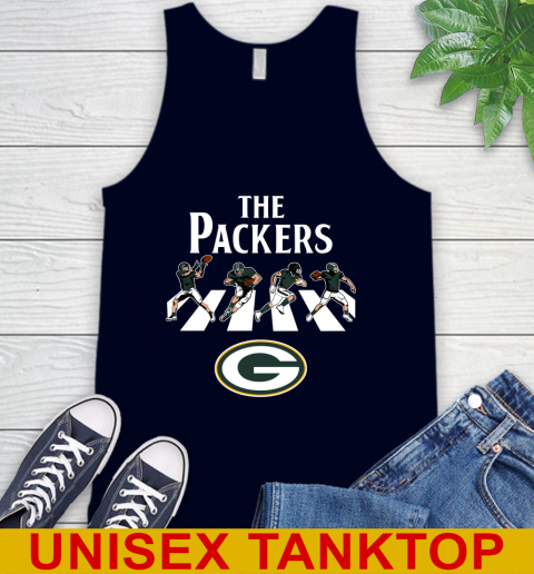 NFL Football Green Bay Packers The Beatles Rock Band Shirt Tank Top 2