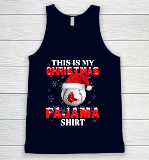 Boston Red Sox This Is My Christmas Pajama Shirt MLB Tank Top 2