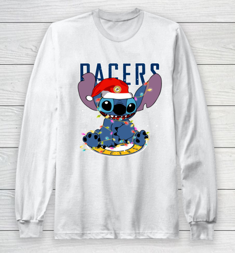 Indiana Pacers NBA noel stitch Basketball Christmas Long Sleeve T-Shirt