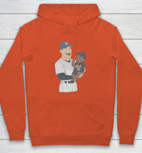 Yankees Holding Crying Mets Baby Hoodie 3