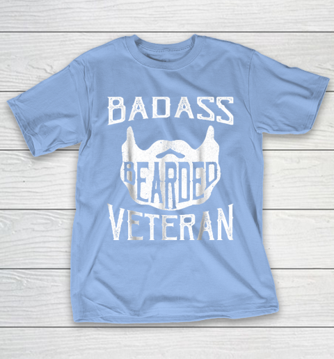 Grandpa Funny Gift Apparel  Badass Bearded Uncle Grandpa Dad Veterans Day T-Shirt 20