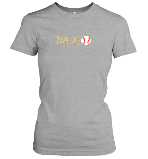 sx1w vintage baseball shirt with bats ball players fans coach ladies t shirt 20 front ash
