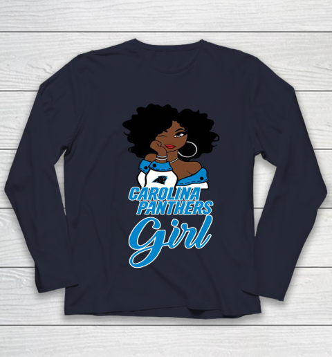 Carolina Panthers Girl NFL Youth Long Sleeve 3