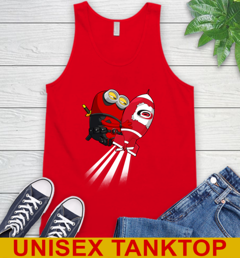 NHL Hockey Carolina Hurricanes Deadpool Minion Marvel Shirt Tank Top 5