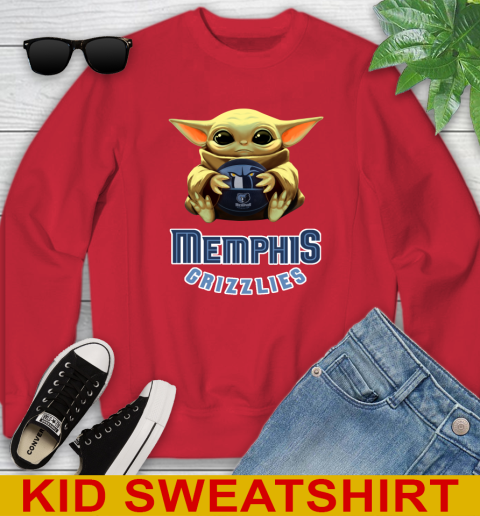 NBA Basketball Memphis Grizzlies Star Wars Baby Yoda Shirt 120