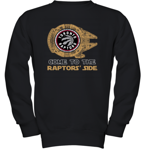 NBA Come To The Toronto Raptors Star Wars Basketball Sports Youth Sweatshirt