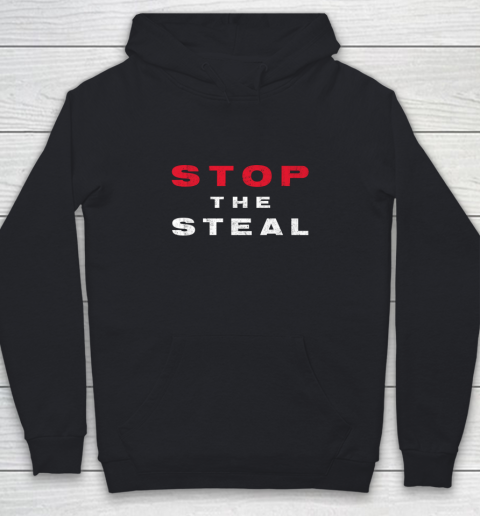 Stop the Steal Trump 2020 Voter Fraud Election Results Rally Youth Hoodie