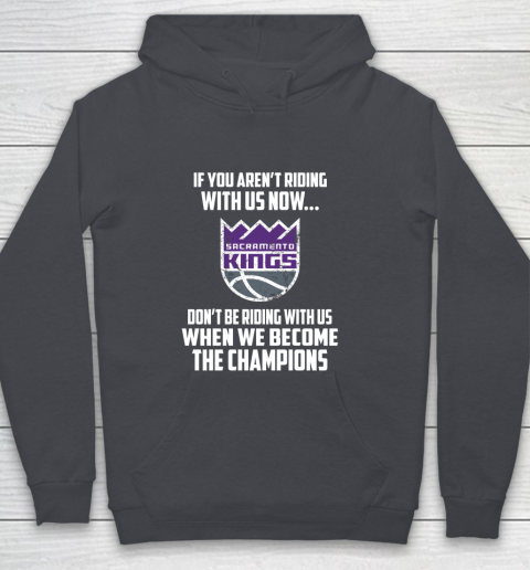 NBA Sacramento Kings Basketball We Become The Champions Youth Hoodie 5