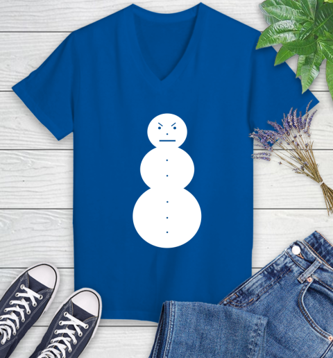 Jeezy Snowman Women's V-Neck T-Shirt 10