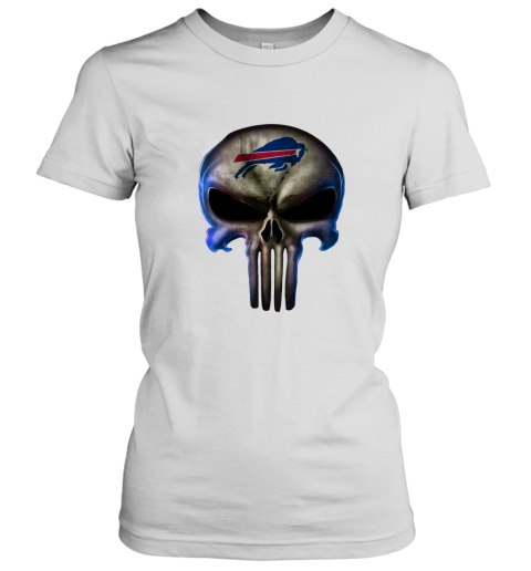 Buffalo Bills The Punisher Mashup Football Women's T-Shirt