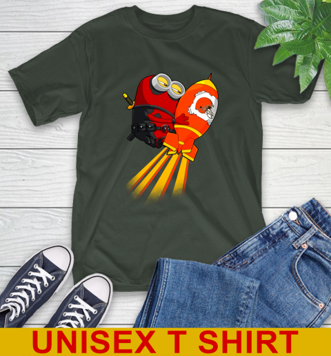NFL Football Cleveland Browns Deadpool Minion Marvel Shirt T-Shirt 6