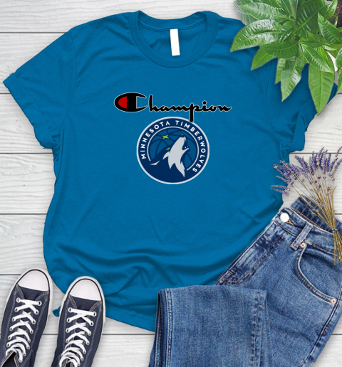 NBA Basketball Minnesota Timberwolves Champion Shirt Women's T-Shirt 5
