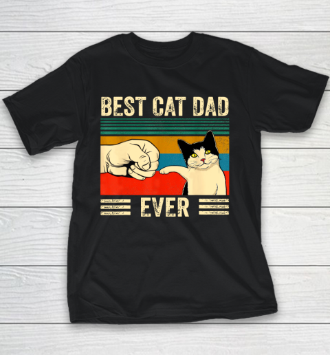 Best Cat Dad Ever Youth T-Shirt