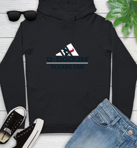 Houston Texans NFL Football A Badass Adidas Adoring Fan Sports Youth Hoodie