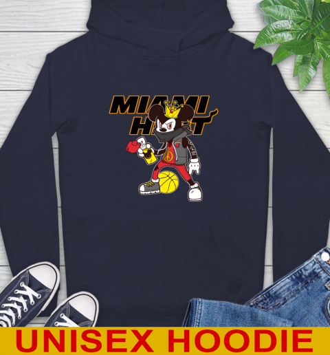 Miami Heat NBA Basketball Mickey Peace Sign Sports Hoodie 4