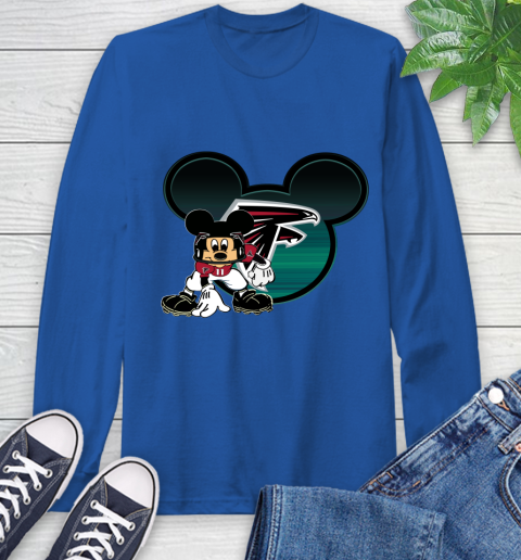 NFL Atlanta Falcons Mickey Mouse Disney Football T Shirt Long Sleeve T-Shirt 9