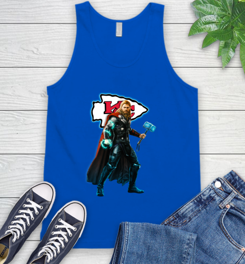 NFL Thor Avengers Endgame Football Kansas City Chiefs Tank Top 5