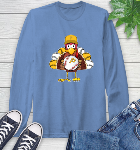 Pittsburgh Pirates Turkey thanksgiving Long Sleeve T-Shirt 11