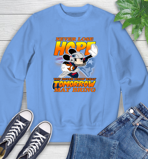 New England Patriots NFL Football Mickey Disney Never Lose Hope Sweatshirt 11