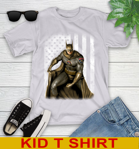 Florida Panthers NHL Hockey Batman DC American Flag Shirt Youth T-Shirt 4
