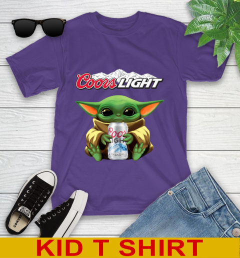 Star Wars Baby Yoda Hugs Coors Beer Shirt 104