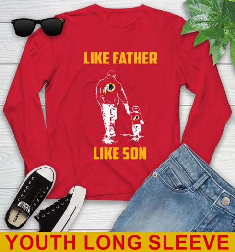 Washington Redskins NFL Football Like Father Like Son Sports Youth Long Sleeve 11