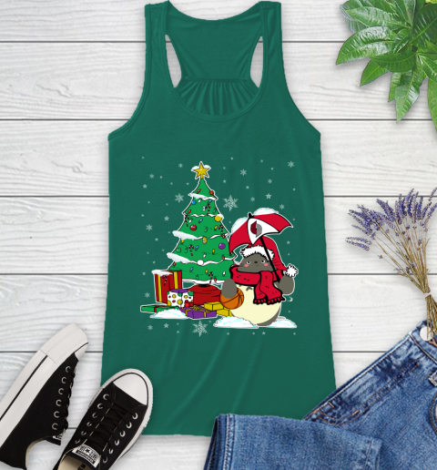 Portland Trail Blazers NBA Basketball Cute Tonari No Totoro Christmas Sports Racerback Tank 6