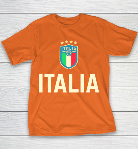 Italy Soccer Jersey 2020 2021 Euros Italia Football Team Youth T-Shirt 4