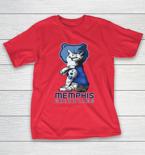 NBA Basketball My Cat Loves Memphis Grizzlies T-Shirt 9