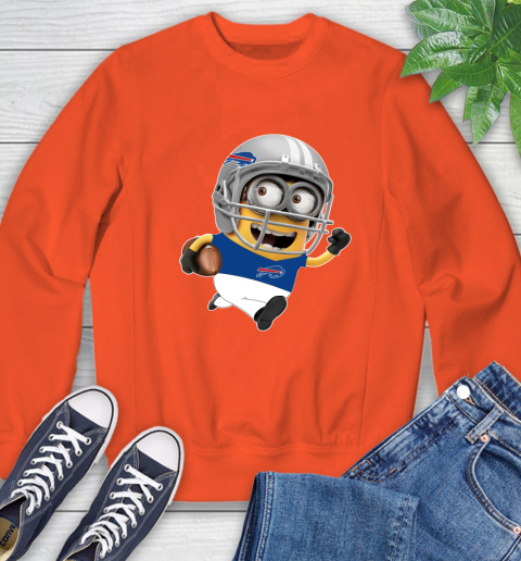 NFL Buffalo Bills Minions Disney Football Sports Sweatshirt 4
